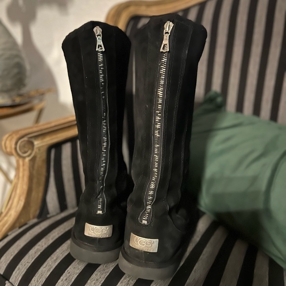 UGG Knightsbridge Back Variegated Zip Boots Uggs - Picture 10 of 13